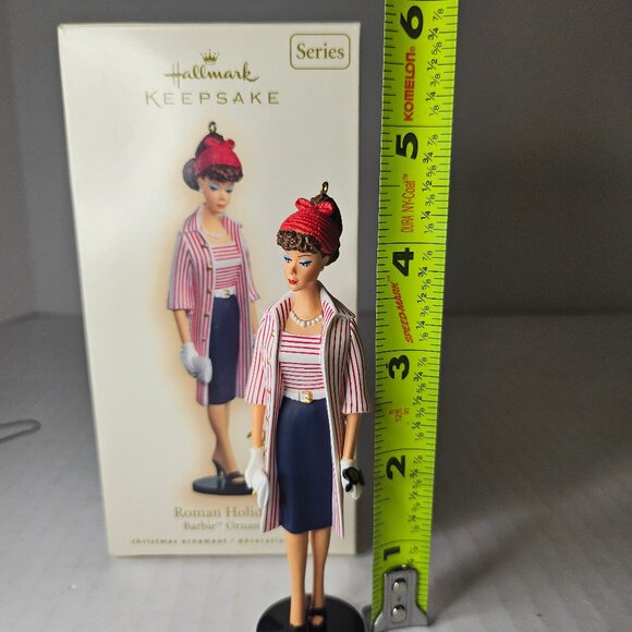 Hallmark Keepsake Roman Holiday Barbie Ornament 2007 Series Number 14 - Picture 7 of 7